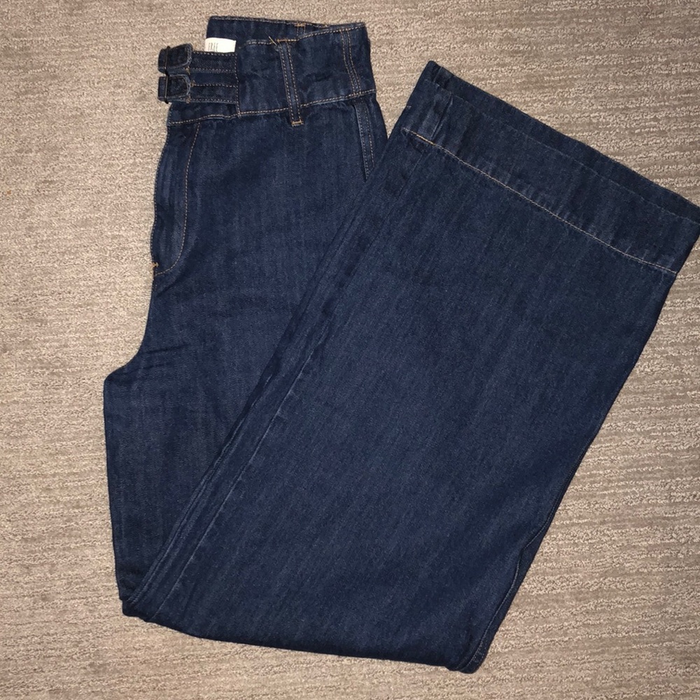 Free People wide leg jeans